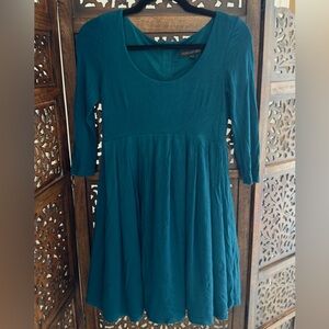 Once used Forever New Teal Dress mini feminine dress you cannot miss